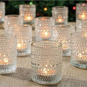 Amazon Glass Votive Candle Holders - Clear